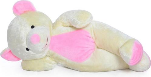 Grote knuffelbeer - Wit - Zacht - 155 cm - XL, Kinderen en Baby's, Speelgoed | Knuffels en Pluche, Nieuw, Ophalen of Verzenden