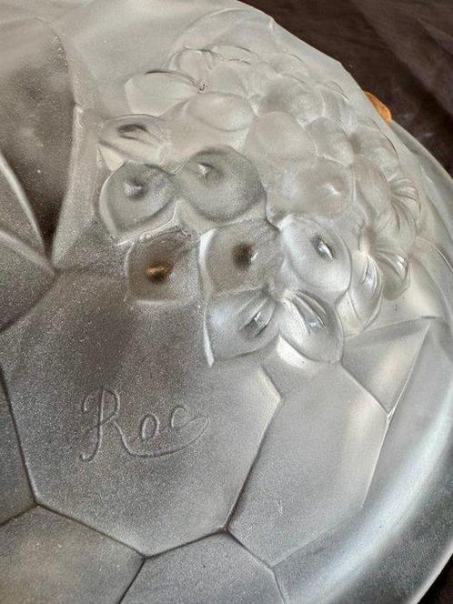 ROC - Lampe à suspendre - Lustre en verre dépoli, style, Antiek en Kunst, Kunst | Designobjecten