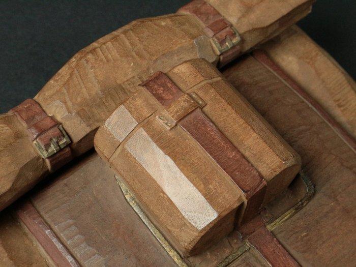Tabaksdoos - Fukui Youken () met originele doos, Hout, Antiek en Kunst, Antiek | Overige Antiek