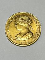 Spanje. Isabel II (1833-1868). 100 Reales 1861 Madrid, Postzegels en Munten