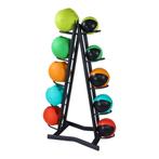 LMX1253 | Medicineball rack. | For 10 medicineballs (black), Sport en Fitness, Nieuw, Verzenden