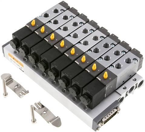 G1/8'' 8x Pneumatisch Ventiel Terminal 24V DC, Doe-het-zelf en Bouw, Overige Doe-Het-Zelf en Bouw, Verzenden