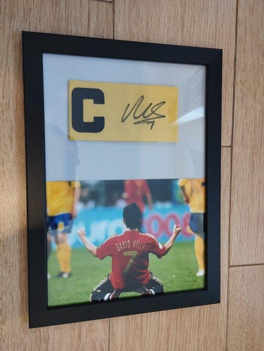 España - Coupe d’Europe de Football - David Villa - Brassard, Verzamelen, Overige Verzamelen