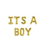 Gouden Ballonnen Set Its A Boy 1,9m, Nieuw, Verzenden