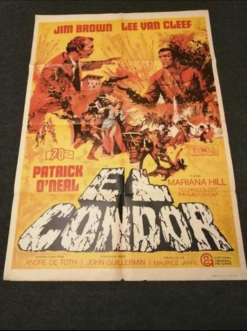 Lee Van Cleef - Jim Brown - El Condor - Original Poster of
