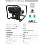 Genermore gp5000-avr generator 5kva met avr - benzine, Nieuw