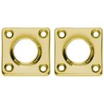 Intersteel rozetten 38x38x5mm messing gelakt, Ophalen of Verzenden, Nieuw