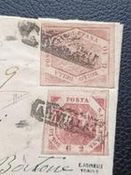Anciens états italiens - Naples 1860 - Assurée avec 10 g,, Postzegels en Munten, Gestempeld