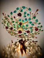 SLC Illumina - MG - Plafonnier - Rose laminée en or feuilles