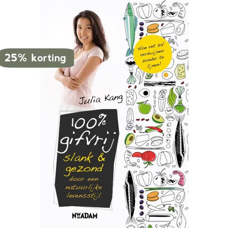 100% gifvrij 9789046811214 Julia Kang, Boeken, Gezondheid, Dieet en Voeding, Zo goed als nieuw, Verzenden