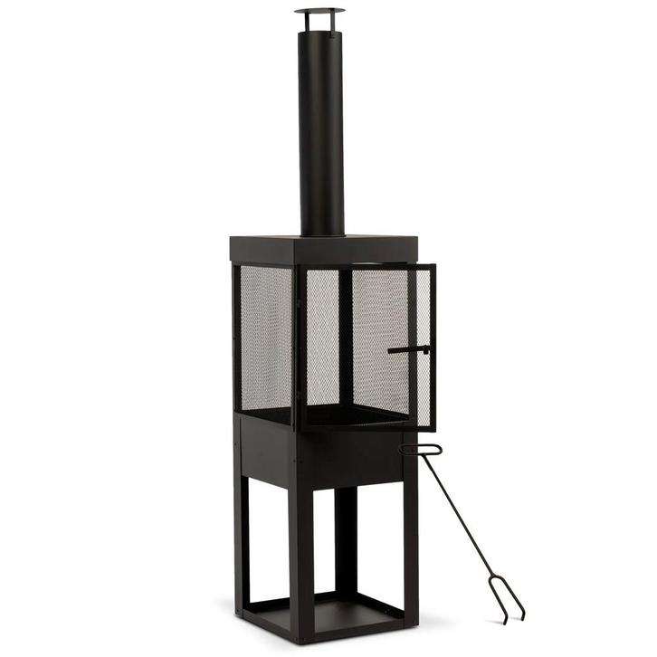 MaxxGarden Tuinhaard Napoli - 40 x 195 cm - Zwart, Jardin & Terrasse, Foyers de jardin, Enlèvement ou Envoi