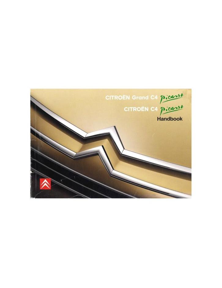 2008 CITROEN C4 PICASSO INSTRUCTIEBOEKJE ENGELS, Autos : Divers, Modes d'emploi & Notices d'utilisation
