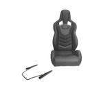 Kit Siège Baquet Sport Universel Cuir Noir Style Sportster, Verzenden