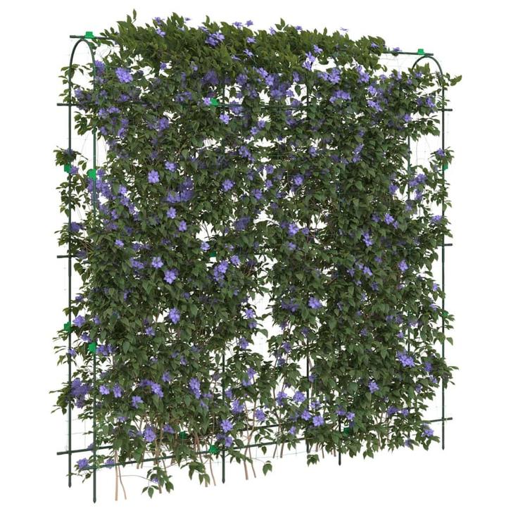 vidaXL Plantenklimrekken 4 st U-frame staal, Tuin en Terras, Bloembakken en Plantenbakken, Nieuw, Verzenden