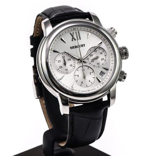 MERCURY - Swiss Chronograph - ME415-SL-1 - Zonder, Handtassen en Accessoires, Horloges | Heren