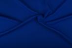 Texture blauw - Polyester stof 50m op rol - Aanbieding!, Nieuw, Verzenden