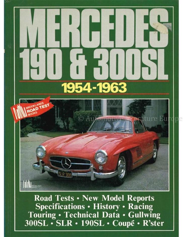 MERCEDES 190 & 300 SL, BROOKLANDS ROAD TEST BOOK, Boeken, Auto's | Boeken