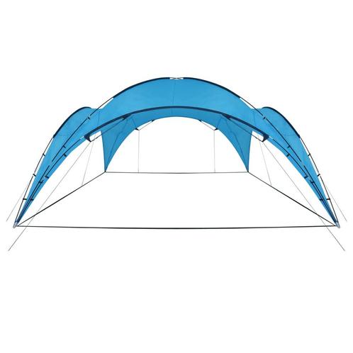 vidaXL Partytent boog 450x450x265 cm lichtblauw, Tuin en Terras, Partytenten, Nieuw, Verzenden