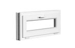 PVC raam draai kiep b100xh32 cm wit, Nieuw, Dubbelglas, 80 tot 120 cm, Ophalen of Verzenden