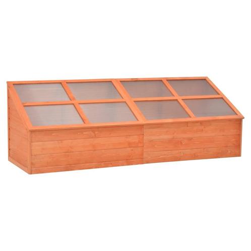 vidaXL Tuinkas 180x57x62 cm hout, Tuin en Terras, Kassen, Nieuw, Verzenden