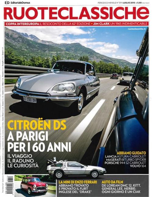 2015 RUOTECLASSICHE MAGAZINE 319 ITALIAANS, Livres, Autos | Brochures & Magazines