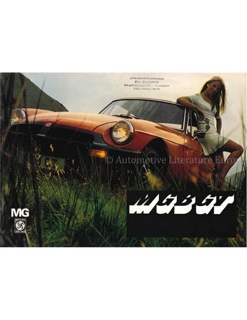 1975 MG MGB GT BROCHURE NEDERLANDS, Livres, Autos | Brochures & Magazines