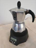 Bialetti - Koffiepot - Easy Timer - Staal, Plastic - Moka