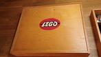 Lego Onderdelen - 2x vintage houten legobak met lego vintage
