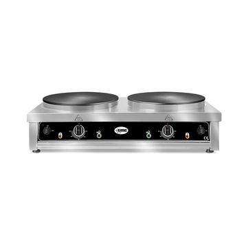 GMG Crepes Bakplaat | 2 platen 2x Ø40cm | 2kW |, Verzenden, Nieuw in verpakking