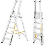 Industriële Ladder met TÜV-certificaat - 5 treden - EN-13., Ophalen of Verzenden, Nieuw