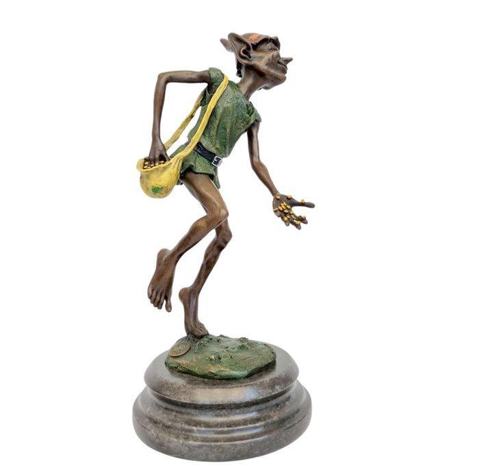 Figurine - Kabouter - Goblin - Bronze, Antiquités & Art, Art | Objets design