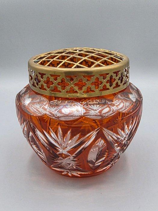 Val Saint Lambert - Vase - Cristal, Antiquités & Art, Antiquités | Verre & Cristal