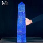 Majestueus Lapis Lazuli Mozaïek Obelisk met massieve