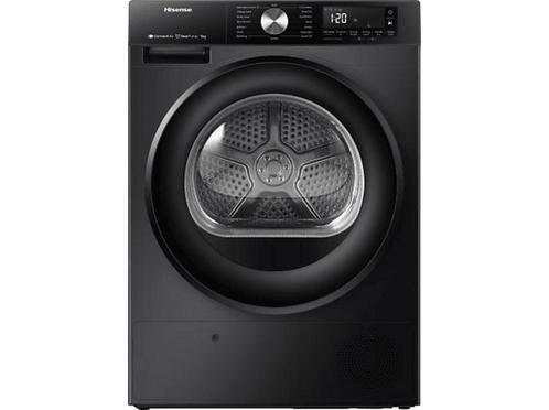 Hisense -  Condensatie Droogkast - Zwart, Elektronische apparatuur, Droogkasten, 95 cm of meer, Nieuw, Voorlader, Energieklasse A of zuiniger