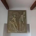 Decorazione a grisaglie - Affresco -  90 cm - Paneel -, Antiek en Kunst, Antiek | Overige Antiek