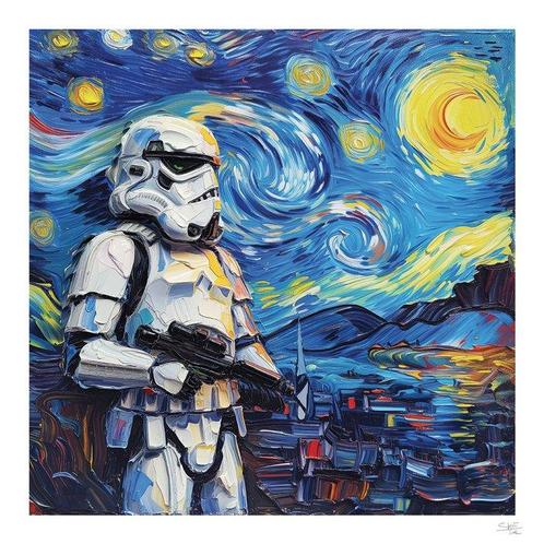 SKE - Stormtrooper Night, Antiek en Kunst, Kunst | Schilderijen | Modern