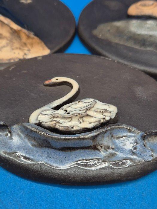 Décoration murale - RS – Cinq reliefs en céramique avec des, Antiek en Kunst, Curiosa en Brocante