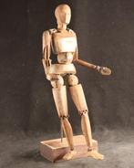 Antieke - Mannequin - Ledenpop - Hout, Antiek en Kunst