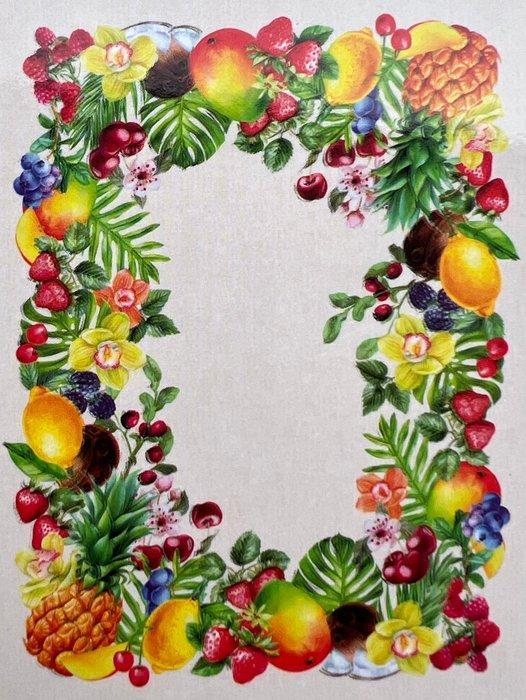 Elegante tafellaken voor grote tafels. Tafel gedekt met, Antiquités & Art, Antiquités | Meubles | Tables