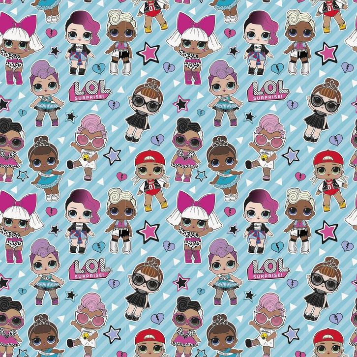 Lol Surprise Inpakpapier 1,52m, Hobby en Vrije tijd, Feestartikelen, Nieuw, Verzenden