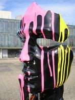 sculptuur, THE WHISPERER COLORFUL SPLASH BLACK XXL 42 CM !!