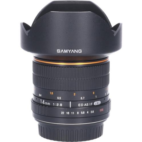 Tweedehands Samyang 14mm f/2.8 ED AS IF UMC Canon CM3340, Audio, Tv en Foto, Foto | Lenzen en Objectieven, Overige typen, Gebruikt