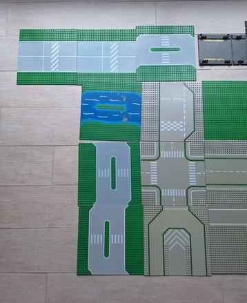Lego Plaques de base - Ville - Verkeers- en wegenbaseplates