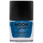 Moon Glitter Holographic Nail Polish Blue 14ml, Verzenden, Nieuw