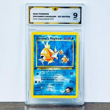 Pokémon Graded card - 1st Edition - Giovannis Magikarp Gym