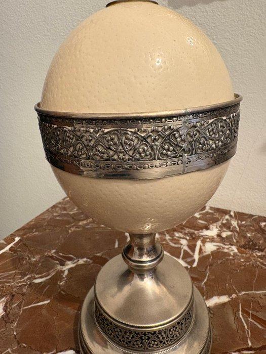 Struisvogel Ei - uovo di struzzo - 29 cm - 13 cm - 11 cm -, Antiek en Kunst, Curiosa en Brocante