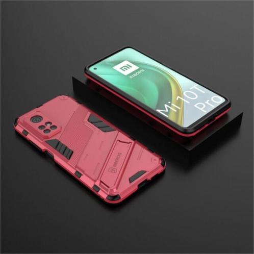 Xiaomi Mi 10T Pro Hoesje met Kickstand - Auto Focus, Telecommunicatie, Mobiele telefoons | Hoesjes en Screenprotectors | Overige merken