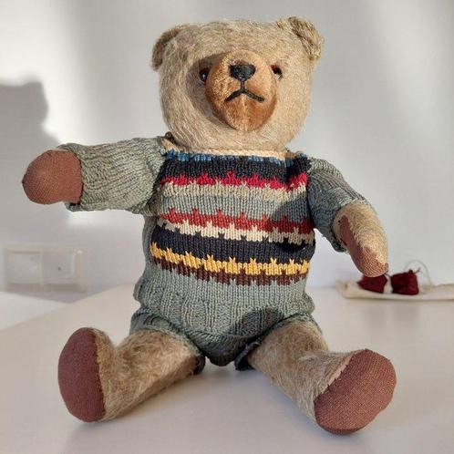Hermann Or Similar - Pluche speelgoed Teddy Bear With Glass, Antiek en Kunst, Antiek | Speelgoed