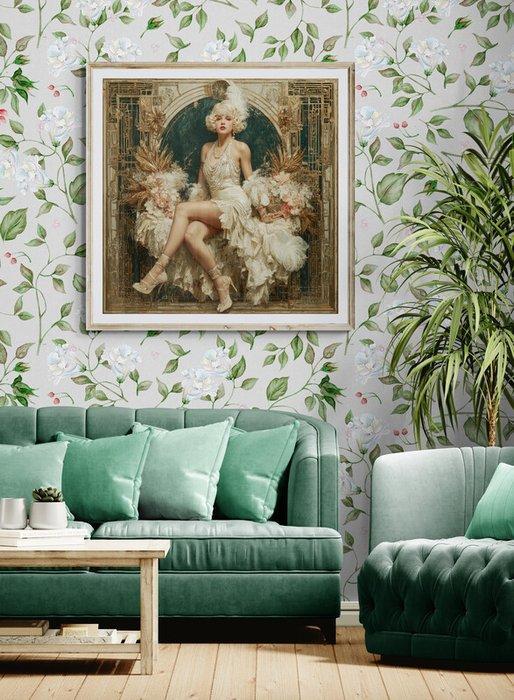 I_KONIQ - Can can pretty dancer art nouveau style, Maison & Meubles, Maison & Meubles | Autre