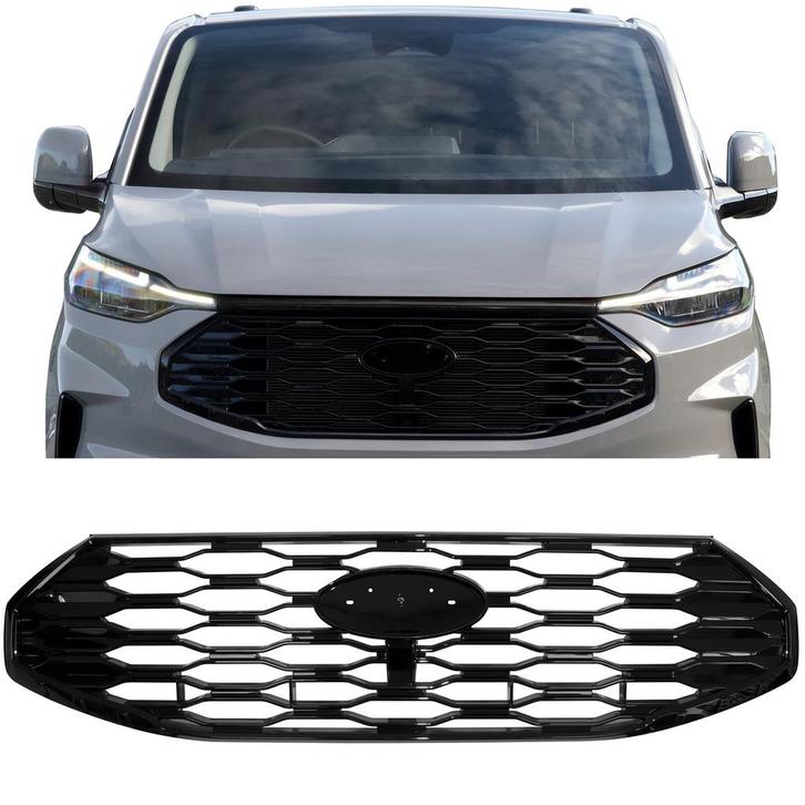Grill | Ford | Transit Custom | 2024+ | Sport-Look | Glanzen, Auto-onderdelen, Carrosserie, Nieuw, Ford, Verzenden
